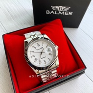 宾马 Balmer 5003G SS-1S Men Watch Classic Sapphire Glass Men Watch with White dial and Silver Stainless Steel