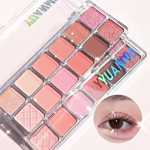 12-Color Glitter Eyeshadow Palette Low Saturation Matte Eyeshadow Palette Long Lasting Eye Shadow Ma
