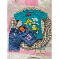 Boy's Suit 3-5 Years Old Set 7 Years Old One Set 2025 Pants Age 1-12 Years Boys Cool Clothes Onest K