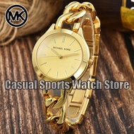 MK Watch For Women Original Pawnable Sale Authentic Slim Runway Twisted Gold MK Watch For Men Original Pawnable Stainless Steel Michael Kors Watch For Women Original Men Girl MK Couple Watch MK Watch For Ladies Watches On Sale Branded Original Gold 1