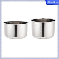 [ChiwanjibaMY] Rice Cooker Inner Container Stainless Steel Round Cookware Practical Inner Pot