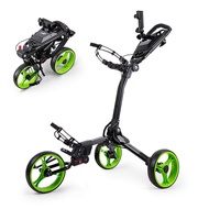 PLAYEAGLE Foldable High Quality 3 Wheel Golf Trolley Aluminum Alloy Golf Carts รถเข็นขนของกอล์ฟพับได