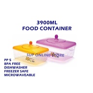 Plastic Food Container/ Bekas Plastik / Bekas Makanan Segi Empat / Bekas Microwave/ Bekas Cantik / Container with Lid
