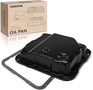 A-Premium Transmission Oil Pan with Drain Plug & Gasket Compatible with 4L60-E 4L65-E 4L70-E Transmi