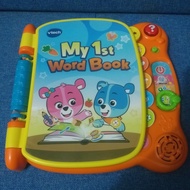 Mainan Buku edukasi elektrik , vtech My 1st Word Book