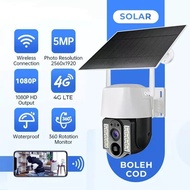 V380 PRO 2MP 1080p 4G Sim Card / Wifi Solar Powered Mini Outdoor PTZ Weatherproof Wireless CCTV Camera