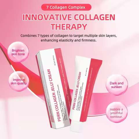 PDRN Collagen Jelly Cream Anti-wrinkle Firms Lifts Accelerate Tissue Repair & Boost Elasticity 7 Col