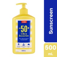 [Expiry: 11/2026] Coles SPF 50+ Ultra Sunscreen Pump 500mL