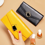[Wallet Series 44th Style] 2026 Genuine Leather Pure Leather Wallet Women's Long Style Fashionable M