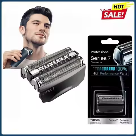 70B Replacement Head for Braun S7 Electric Shaver compatible with 720 720s-3 720s-4 720s-5 730 790cc