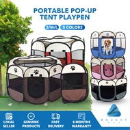 Portable Pop-up Tent Playpen for Cats and Dogs