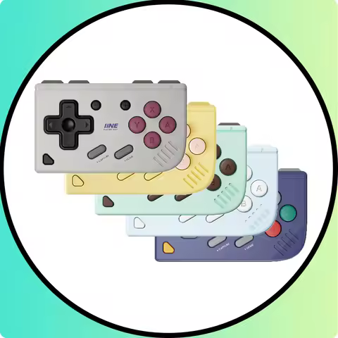New IINE Mini Controller Retro Second Generation Mini Game Controller Long Battery Life Bluetooth Ga