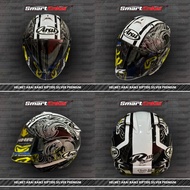HELMET ARAI RAM3 RIPTIDE SILVER PREMIUM