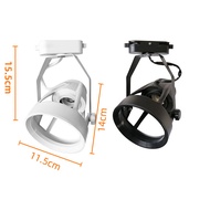 Led Three-Wire Track Light Stand par30 e27 Horn Four-Claw Straight Tube Parlain Shell Kit Clothing S