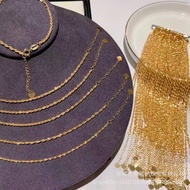 Gold Wholesale with Chain Twisted Shell Gold au750 Rope Gold Simple Twist Water Style Plain 100 Hot 