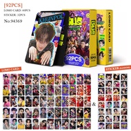 92pcs bus Photocards Because You I Shine 2025 LOMO Card Team Men Debut New