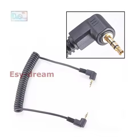 2.5 3.5mm Remote Shutter Release Cable Connecting Cord for Canon R7 R10 850D 800D M6II M5II 250D 90D