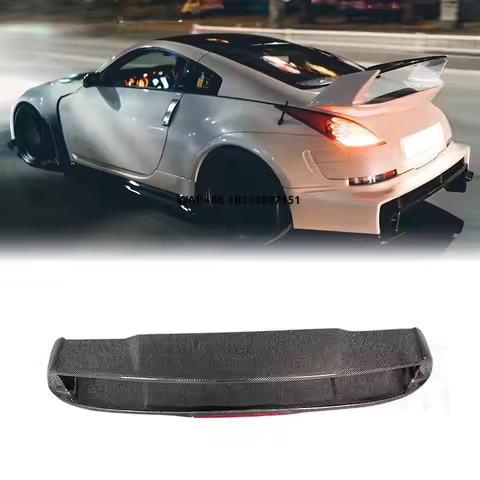 For 2002-2008 Z - Car 350Z Z33 Upgraded Amuse Style Carbon Fiber Spoiler Rear Wing