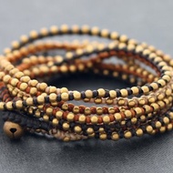 Earth Tone Stud Wrap手鍊