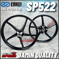 ENKEI SP522 Sport Rim Y15 Y16 LC135 4S 5S V1-V8 Y125/ LC5S  SRL115Fi 5L 522 Sport Rim Hitam Gold Whi