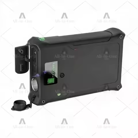 Portable 40000mAh portable power bank with digital LCD display and emergency LED light pump compress