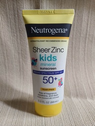 Neutrogena Sheer Zinc Kids Mineral Sunscreen SPF 50+ 88ml
