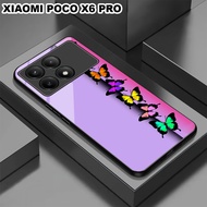 COD34/Softcase glossy shine poco X6 PRO 5G and ALLL TYPE (butterfly motif) X5 PRO X5 PRO 5G /X3/X3 P