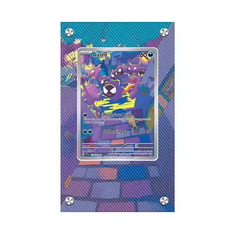 Anime Pokemon Sv5 Ar Gastly Extended Art Protective Card Display Case Protective Cover Collection Ca