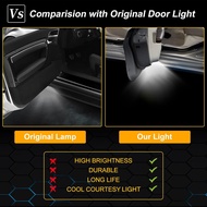 YANF 4Pcs Car Door Lights Logo Compatible with 3/4/5/6/7/X/Z/M/GT Series O4QZ