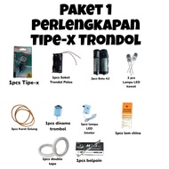 Ready Paket Membuatan Dinamo Trondol Dan Lampu Led Modifikasi Tipex