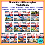 Buku Latihan : Modul Aktiviti Strategi A+ Tingkatan 1 Edisi 2024 - B.Melayu / English / Matematik / 