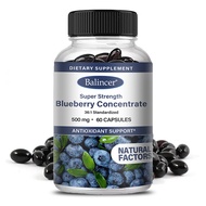 Blueberry Supplement - Antioxidant - For Everyday Health Eye Health Cognitive & Cellular Health - 12