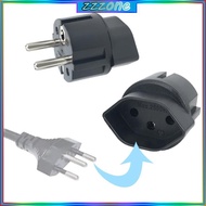 zzz Portable Power Converter European France Germany Travel Plug Adapter Swiss to European Plug Adap