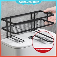 Toilet Rack Stainless Steel Toiletries Bathroom Storage Organizer Shelf Shampoo Shelve Rak Bilik Air