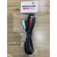 2 in 1 RCA Audio Cable 2 in 1 Aux Cable 3.5 mm Audio Jack To RCA O> MYFAIR