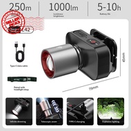 1200lumens Zoomable Headlamp With A Type-c Charging Port 2025-plastic Lighting Headlights A1r2