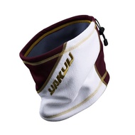 【野YAKYU】流線剪接造型護頸套 - 酒紅/白