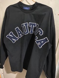 Nautica 21ss too heavy arch logo L/S tee