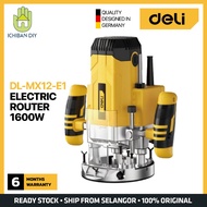 DELI 1600W Electric Router DL-MX12-E1 Power Wood Professional Power Tools Ready Stock Malaysia [ichi