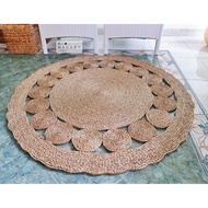 Sofia Rug 120 cm - round rug - carpet - woven carpet - vintage carpet - natural rug