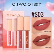 [LOCAL SHIPPING] O.TWO.O 2PCS Liquid Lipstick Makeup Set Waterproof Long Lasting Lip Tint Set