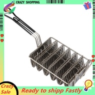 Taco Fryer Basket, Taco Shell Fryer, Holds 6  Deep Fryer Taco Holders Basket with Grip Handle Taco H