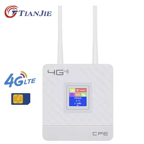 TIANJIE CPE903 Lte Home Wi-Fi Router 3G 4G 2 External Antennas Wifi Modem CPE Wireless Router With R