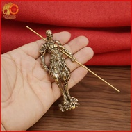 [RG1] Copper Monkey Statue 3D Sun Wukong Game Figure Copper Monkey King Statue Monkey King Staff Dec