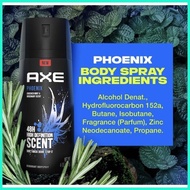 ☈ ✶ ✙  AXE Dual Action Body Spray Deodorant Apollo, Phoenix, Essence &amp; Excite 4.0 oz/113g