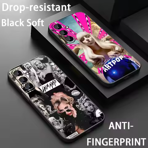 Lady Gaga Mayhem Phone Case For Samsung Galaxy A56 A16 A36 A26 A06 A55 A54 A15 A35 A25 Soft Black