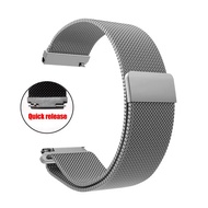 Magnetic Buckle Stainless Steel Strap for Samsung Watch4  GTR2 16mm 18mm 20mm 22mm Casual Fashion Watch Accessories