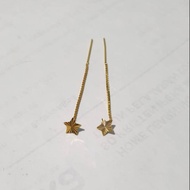 Long Star Earrings Long Star Earrings Cool Star Gold Original Gold Shop