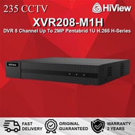 HIVIEW XVR208-M1H DVR 8 Channel Up To 2MP Pentabrid 1U H.265 H-Series