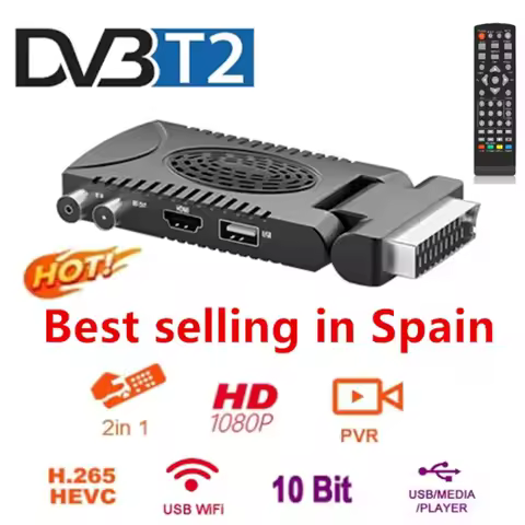 HDTV DVB T2 DVB C Digital TV Decoder HEVC H.265 TV Tuner DVBT2 TV Stick FTA T2 TV Tuner Satellite fo